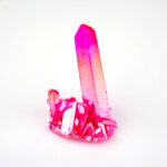 Aqua Angel Aura Bergkristall Stufe pink | rosa aus Brasilien Edelsteine Heilsteine bei Wunderstein24