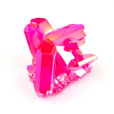 Aqua Angel Aura Bergkristall Stufe pink | rosa aus Brasilien Edelsteine Heilsteine bei Wunderstein24