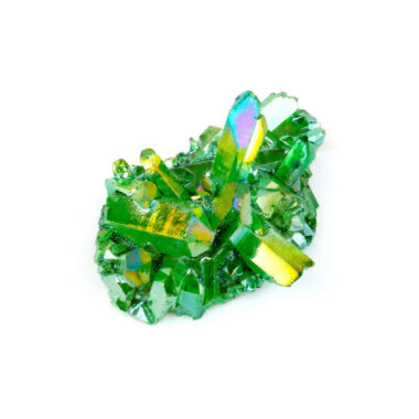 Aqua Angel Aura Bergkristall Stufe grün aus Brasilien Edelsteine Heilsteine bei Wunderstein24