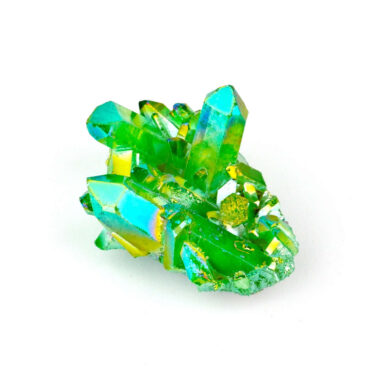 Aqua Angel Aura Bergkristall Stufe grün aus Brasilien Edelsteine Heilsteine bei Wunderstein24