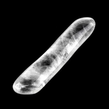 Bergkristall Massagestab Länge ca. 145 mm | Ø ca. 29 mm AA – Qualität aus Brasilien Edelsteine Heilsteine bei Wunderstein24