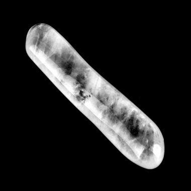 Bergkristall Massagestab Länge ca. 145 mm | Ø ca. 29 mm AA – Qualität aus Brasilien Edelsteine Heilsteine bei Wunderstein24