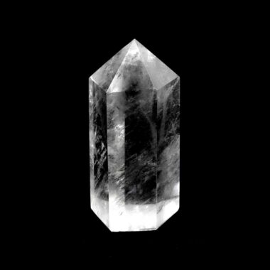 Bergkristall Spitze Höhe 48 mm transparent und glasklar aus Brasilien Edelsteine Heilsteine bei Wunderstein24