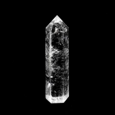 Bergkristall Spitze Höhe 74 mm transparent und glasklar aus Brasilien Edelsteine Heilsteine bei Wunderstein24