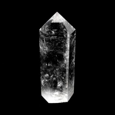 Bergkristall Spitze Höhe 68 mm transparent und glasklar aus Brasilien Edelsteine Heilsteine bei Wunderstein24