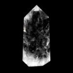 Bergkristall Spitze Höhe 72 mm transparent und glasklar aus Brasilien Edelsteine Heilsteine bei Wunderstein24