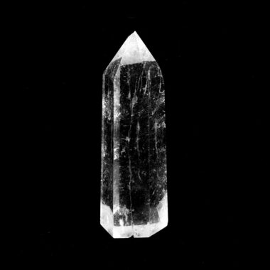 Bergkristall Spitze Höhe 72 mm transparent und glasklar aus Brasilien Edelsteine Heilsteine bei Wunderstein24