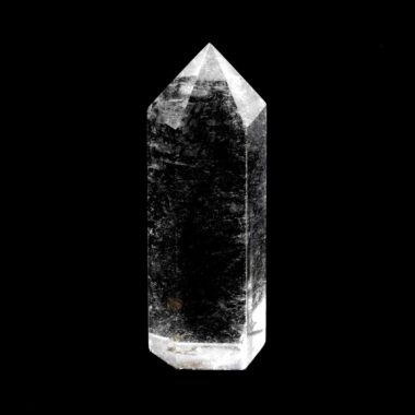 Bergkristall Spitze Höhe 74 mm transparent und glasklar aus Brasilien Edelsteine Heilsteine bei Wunderstein24