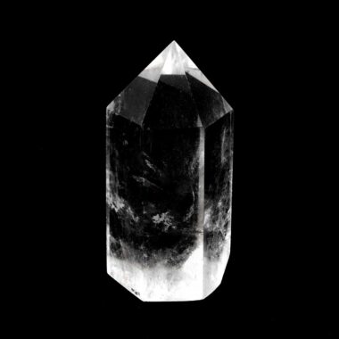 Bergkristall Spitze Höhe 67 mm transparent und glasklar aus Brasilien Edelsteine Heilsteine bei Wunderstein24