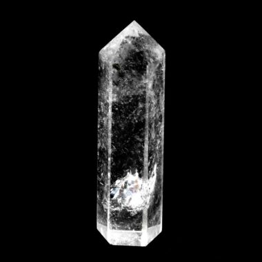 Bergkristall Spitze Höhe 73 mm transparent und glasklar aus Brasilien Edelsteine Heilsteine bei Wunderstein24