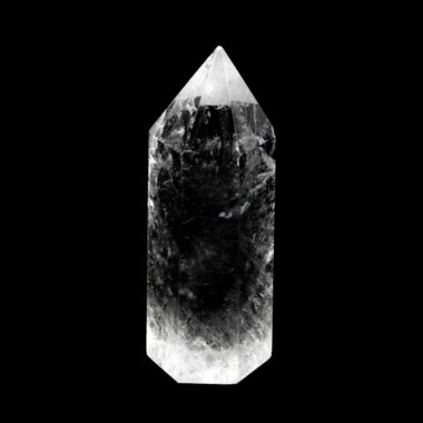 Bergkristall Spitze Höhe 65 mm transparent und glasklar aus Brasilien Edelsteine Heilsteine bei Wunderstein24