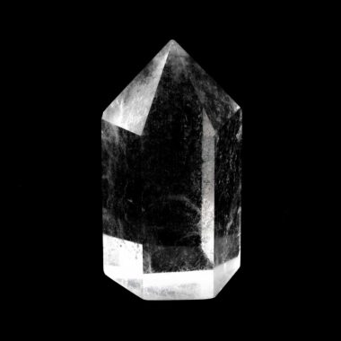 Bergkristall Spitze Höhe 64 mm transparent und glasklar aus Brasilien Edelsteine Heilsteine bei Wunderstein24