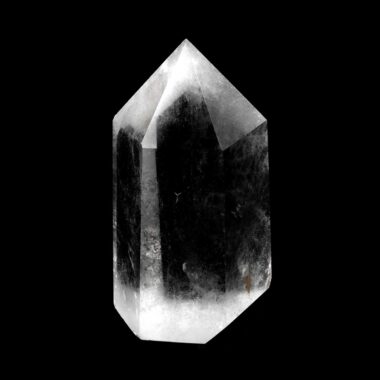 Bergkristall Spitze Höhe 69 mm transparent und glasklar aus Brasilien Edelsteine Heilsteine bei Wunderstein24