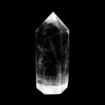 Bergkristall Spitze Höhe 69 mm transparent und glasklar aus Brasilien Edelsteine Heilsteine bei Wunderstein24