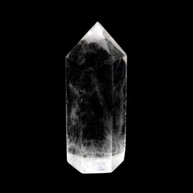 Bergkristall Spitze Höhe 74 mm transparent und glasklar aus Brasilien Edelsteine Heilsteine bei Wunderstein24