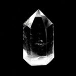 Bergkristall Spitze Höhe 58 mm transparent und glasklar aus Brasilien Edelsteine Heilsteine bei Wunderstein24