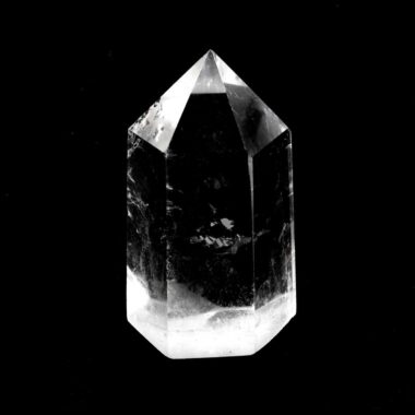 Bergkristall Spitze Höhe 58 mm transparent und glasklar aus Brasilien Edelsteine Heilsteine bei Wunderstein24
