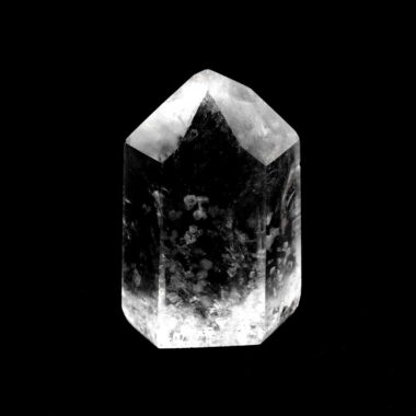 Bergkristall Spitze Höhe 58 mm transparent und glasklar aus Brasilien Edelsteine Heilsteine bei Wunderstein24