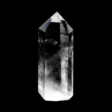 Bergkristall Spitze Höhe 73 mm transparent und glasklar aus Brasilien Edelsteine Heilsteine bei Wunderstein24