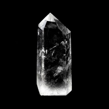 Bergkristall Spitze Höhe 63 mm transparent und glasklar aus Brasilien Edelsteine Heilsteine bei Wunderstein24