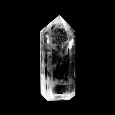 Bergkristall Spitze Höhe 65 mm transparent und glasklar aus Brasilien Edelsteine Heilsteine bei Wunderstein24