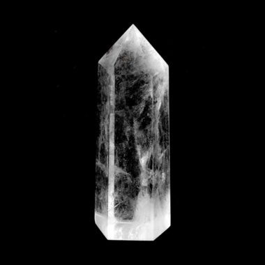 Bergkristall Spitze Höhe 74 mm transparent und glasklar aus Brasilien Edelsteine Heilsteine bei Wunderstein24