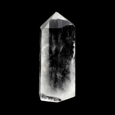 Bergkristall Spitze Höhe 67 mm transparent und glasklar aus Brasilien Edelsteine Heilsteine bei Wunderstein24
