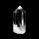 Bergkristall Spitze Höhe 61 mm transparent und glasklar aus Brasilien Edelsteine Heilsteine bei Wunderstein24