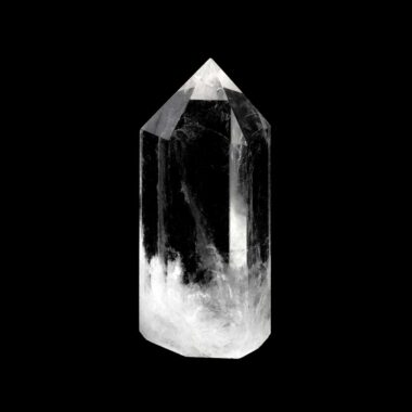 Bergkristall Spitze Höhe 61 mm transparent und glasklar aus Brasilien Edelsteine Heilsteine bei Wunderstein24