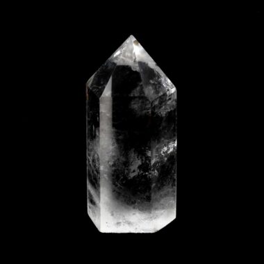 Bergkristall Spitze Höhe 67 mm transparent und glasklar aus Brasilien Edelsteine Heilsteine bei Wunderstein24