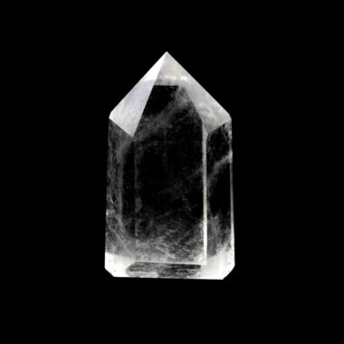 Bergkristall Spitze Höhe 52 mm transparent und glasklar aus Brasilien Edelsteine Heilsteine bei Wunderstein24