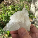 Bergkristall Stufe transparent und glasklar aus Brasilien Edelsteine Heilsteine bei Wunderstein24
