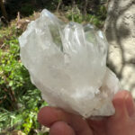 Bergkristall Stufe transparent und glasklar aus Brasilien Edelsteine Heilsteine bei Wunderstein24